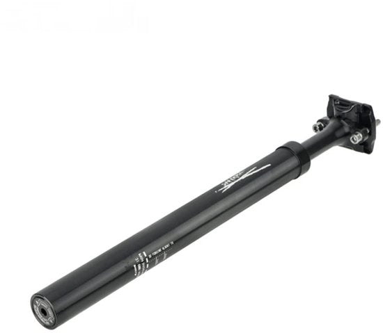 Zadelpenna shockassorbente da 30,4 x 400 mm - Zadello - Dampened - Sistema di sospensione - Accessori per bicicletta - Costruzione metallica