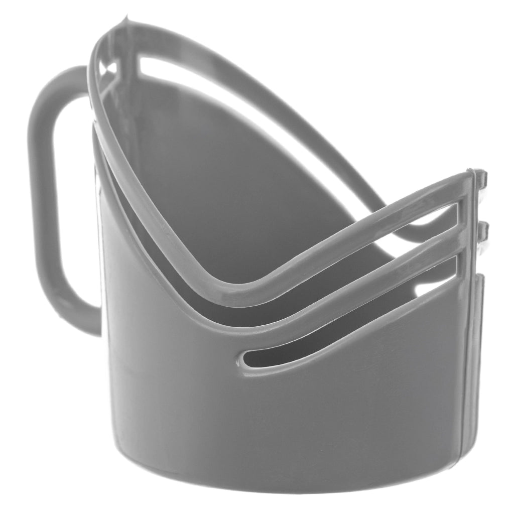 Cestini in plastica KADAX per bicchieri, 6 pezzi, colore grigio