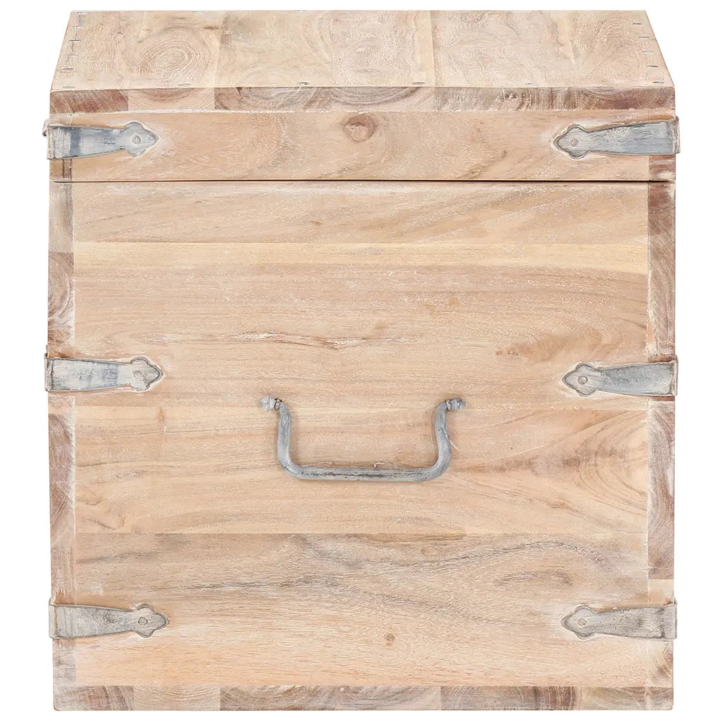 Baule 40x40x40 cm in Legno Massello di Acacia 289640