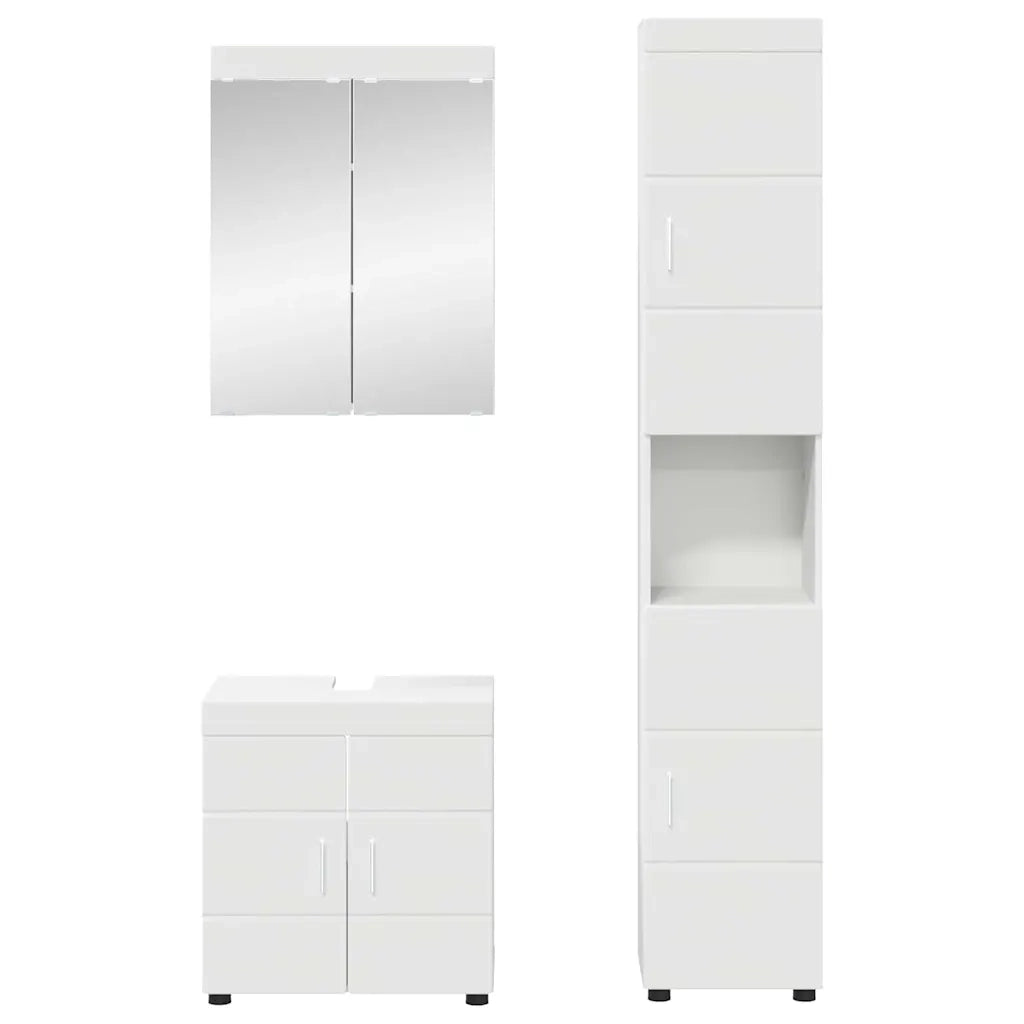 Set di mobili per il bagno TULUM Bianco Legno multistrato