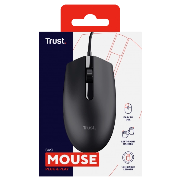 TRUST MOUSE BASI WIRED