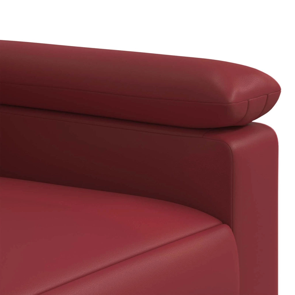 Set di divani 3 pcs Rosso Vino Similpelle 3430554