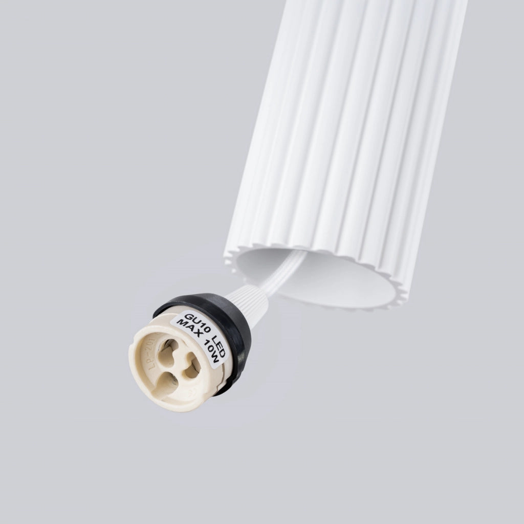 Lampada a sospensione KARBON 2 bianco