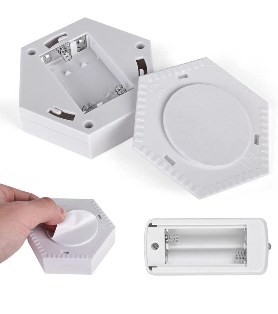 SET 3 FARETTI LED LIGHT CON TELECOMANDO CONTROL REMOTE PER SOFFITTO ARMADIO F16