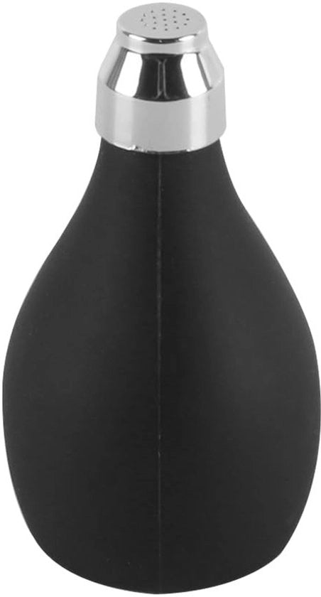 Spruzzatore di polvere per uso domestico - 10,3 x 4,5 x 4,5 cm - Gel di silice - Nero - Utilizzo domestico - Cura capelli - Dispositivo per diffusione di polvere