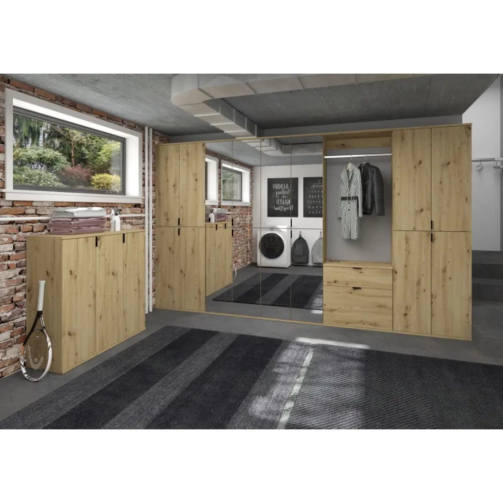 Mobile contenitore 2 cassetti – Rovere chiaro – BODITE