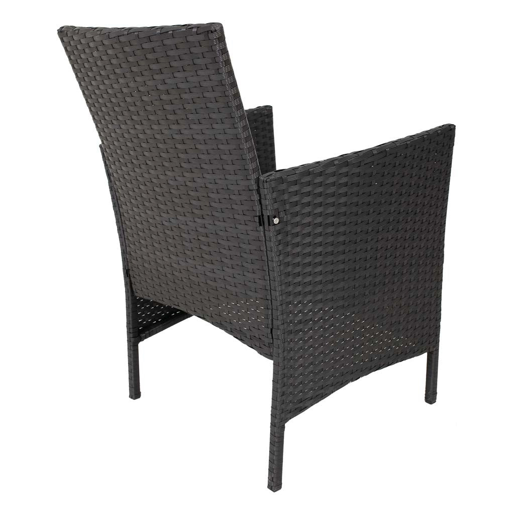 Set tavolo nero e 8 sedie