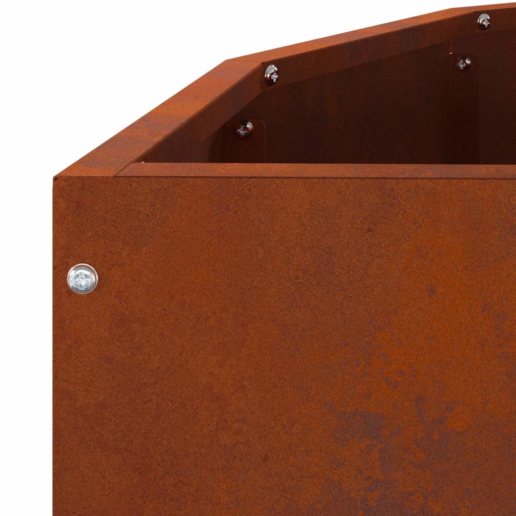 Fioriera | Cassetta per fiori | Vaso Ruggine 90 x 45 x 50 cm
