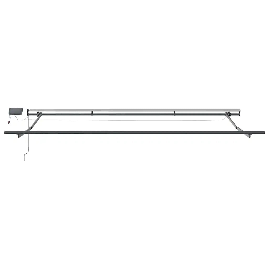 Tenda Retrattile Rosso e bianco 400 ×350 cm Tessuto 3330756