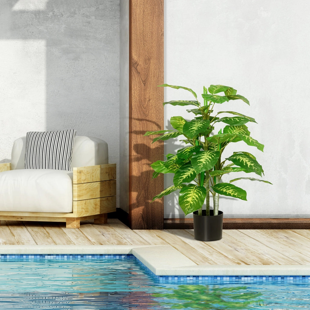 Pianta Artificiale ¨C Zephmum ¨C Verde Cemento 95cm