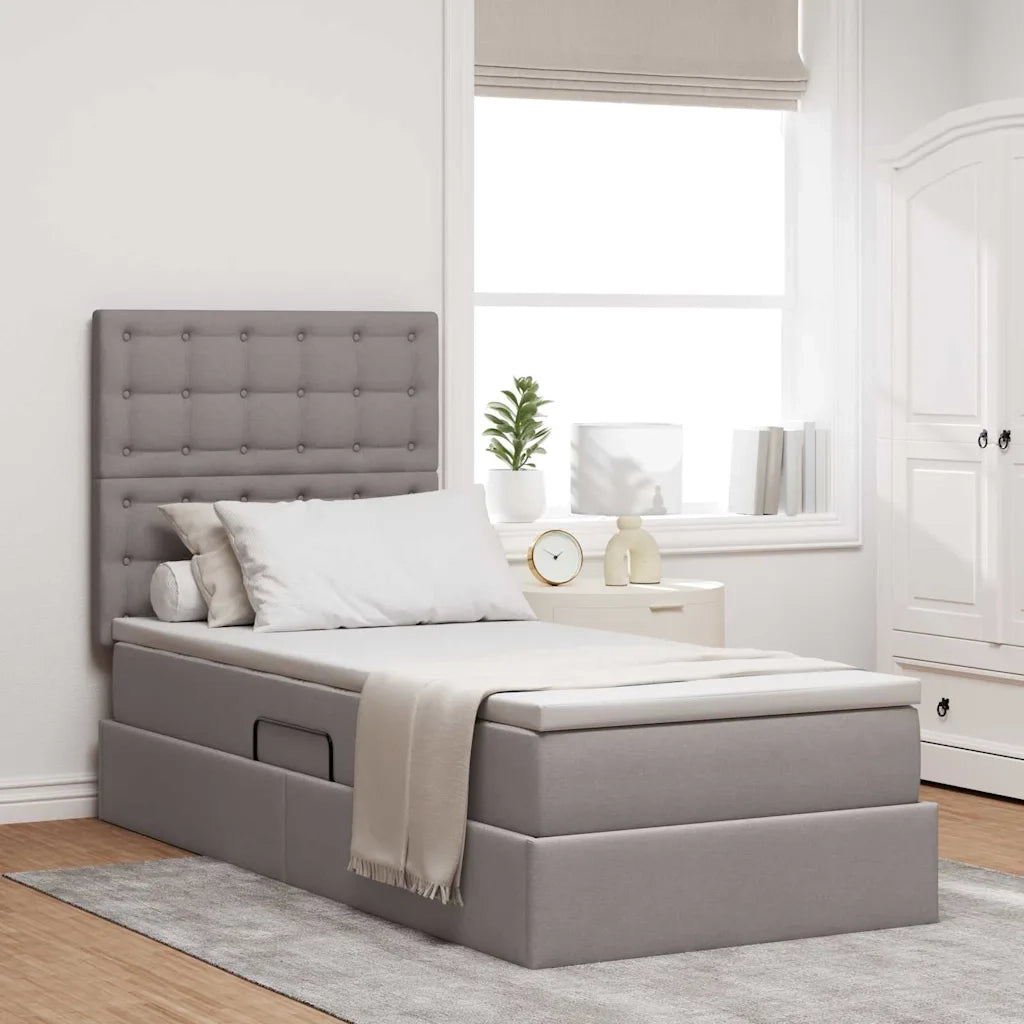 Letto con contenitore e LED Talpa 90 x 190 cm Poliestere