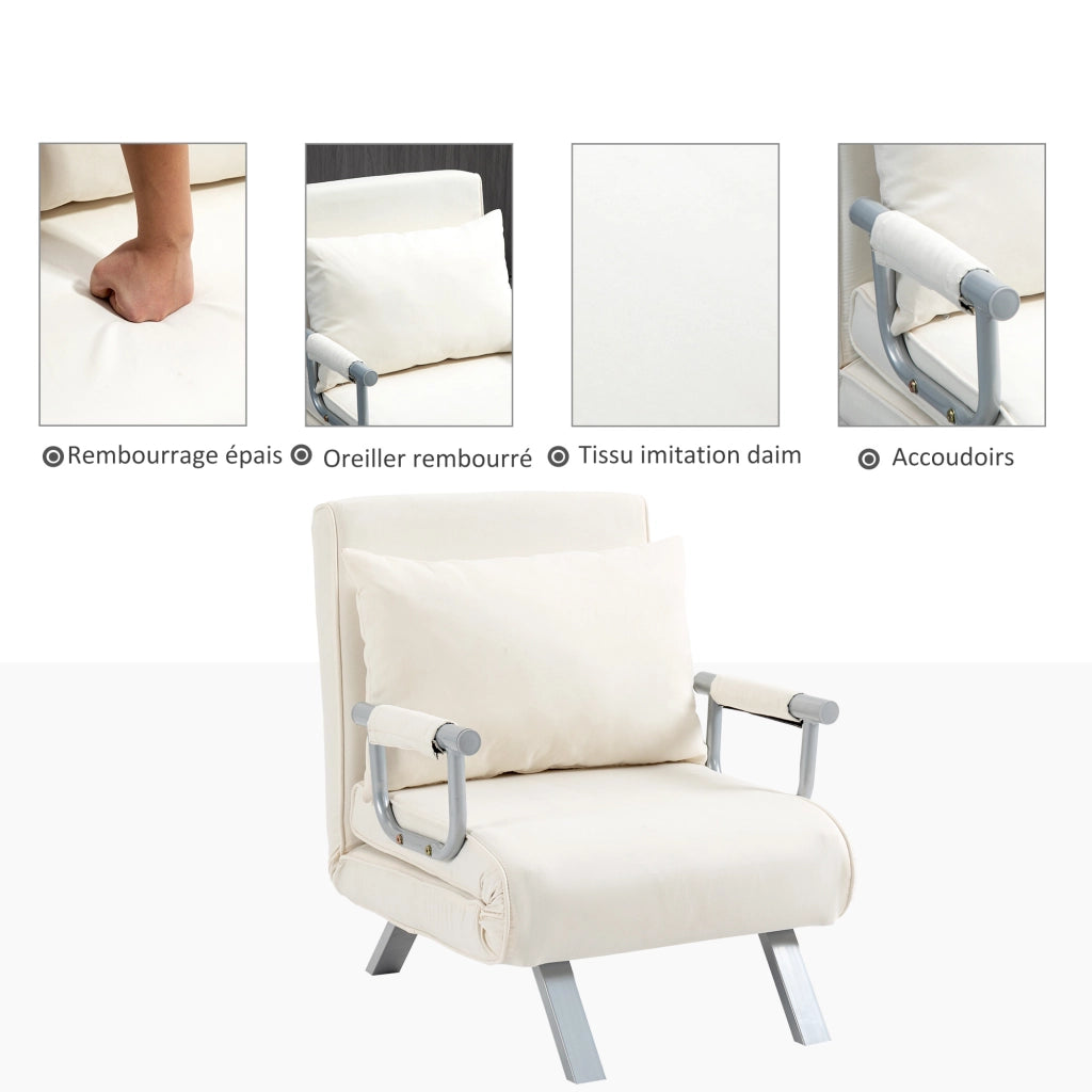 Poltrona letto 1 posto ¨C Minimal ¨C Grigio