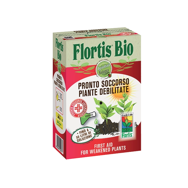 FLORTIS Concime PRONTO SOCCORSO Piante Debilitate Universale 300 Gr con Zeolite