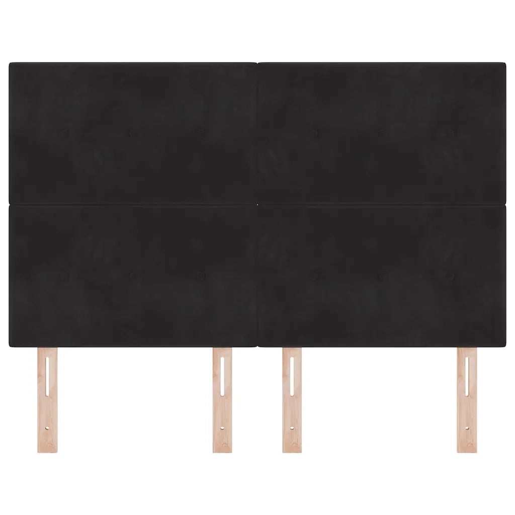 Testiera | Testata Nero 160 cm Velluto