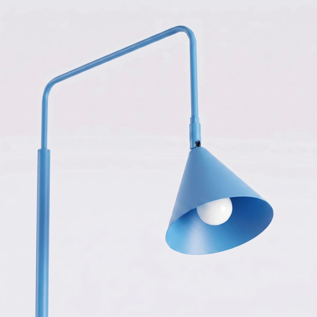 Lampada da terra NOX azzurro