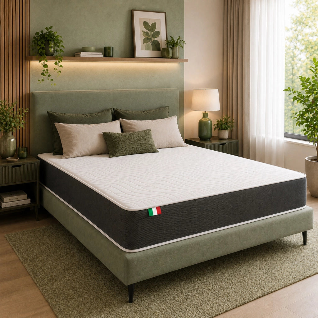 COMFY LINE Materasso Matrimoniale 170X195 Cm Memory Alto 30 ESSENTIAL