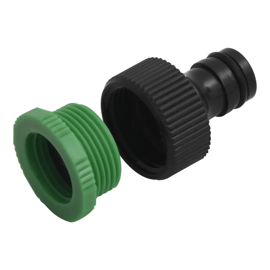 Set Tubo da Giardino con Raccordi Verde 0,75" 50 m in PVC 154384