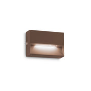 Applique Da Parete Contemporanea Dedra Alluminio Coffee Led 1,5W 3000K Ip65