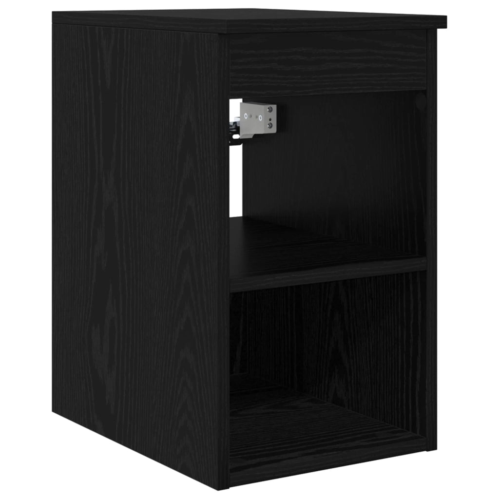 Set di mobili per il bagno 4 pz Rovere Nero 3406904