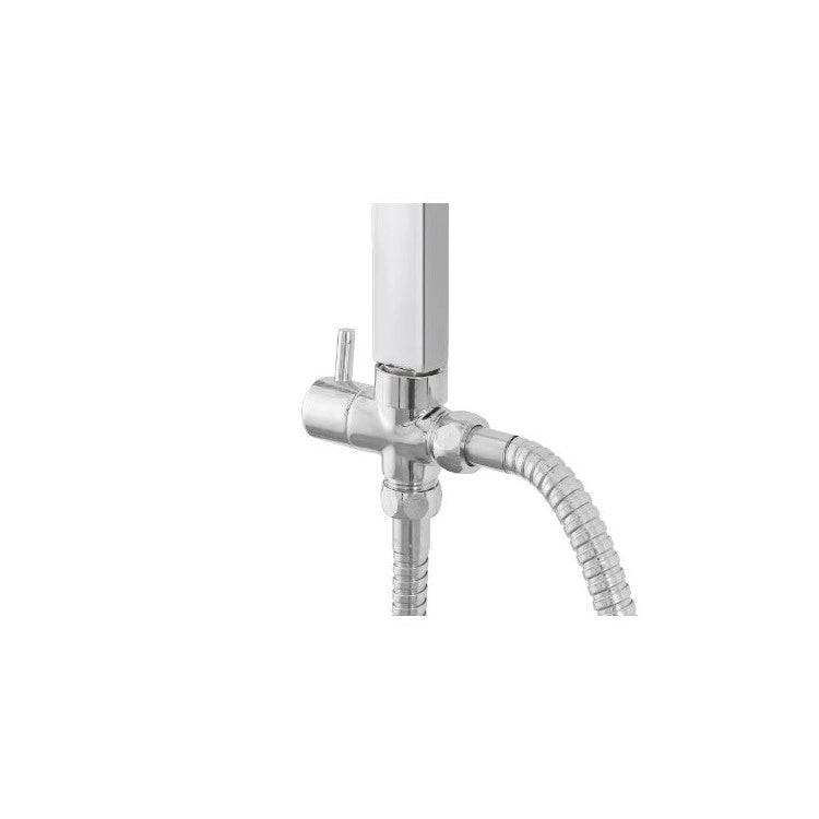 DEVIATORE COLONNE DOCCIA OTTONE CROMATO