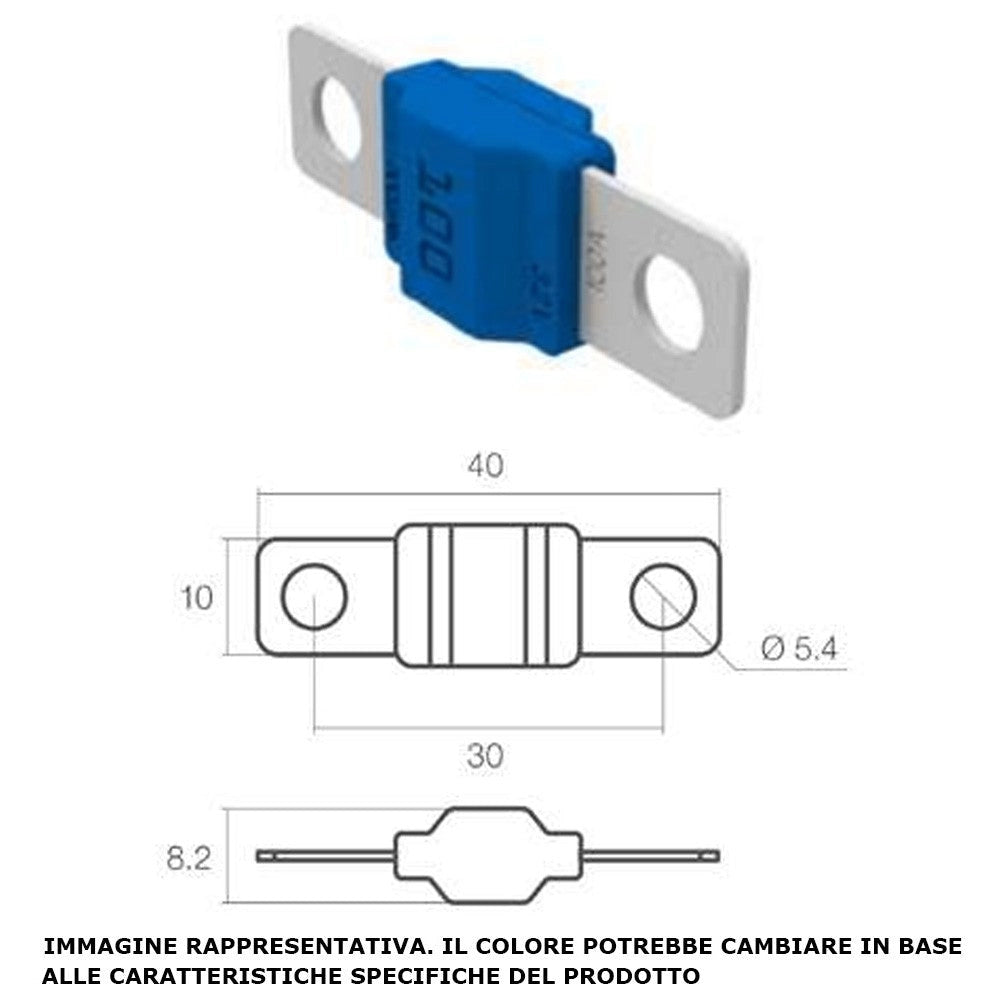 Fusibile midival 100 AMP Mta