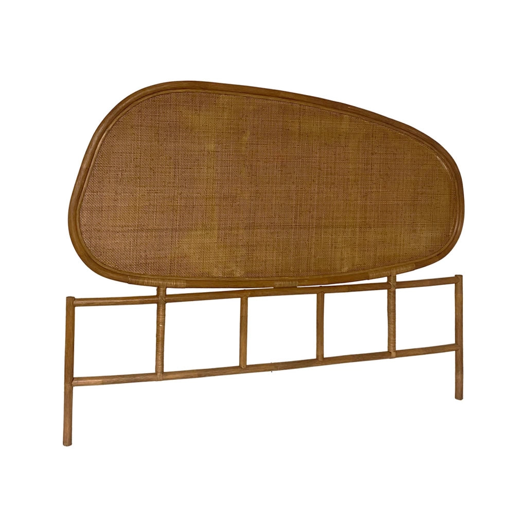 Testata in rattan scuro