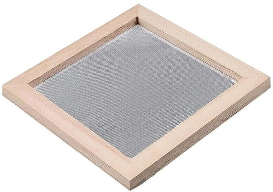 Framo per carta in legno - 20x20 cm - Prodotto riciclabile - Strumento eco-amigabile per artigianato manuale