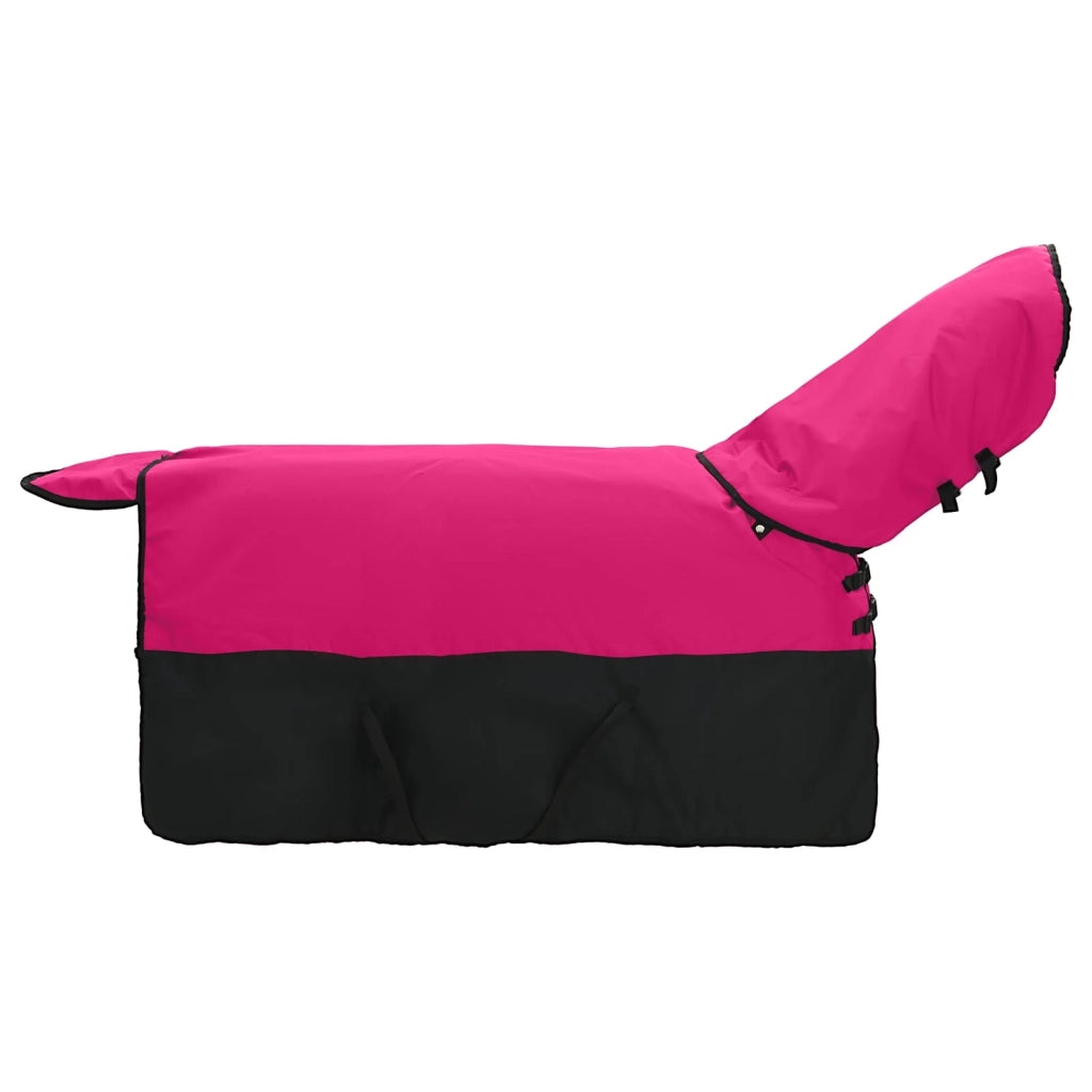 Coperta per Cavalli Rosa e Nero 155 cm Poliestere 42013155