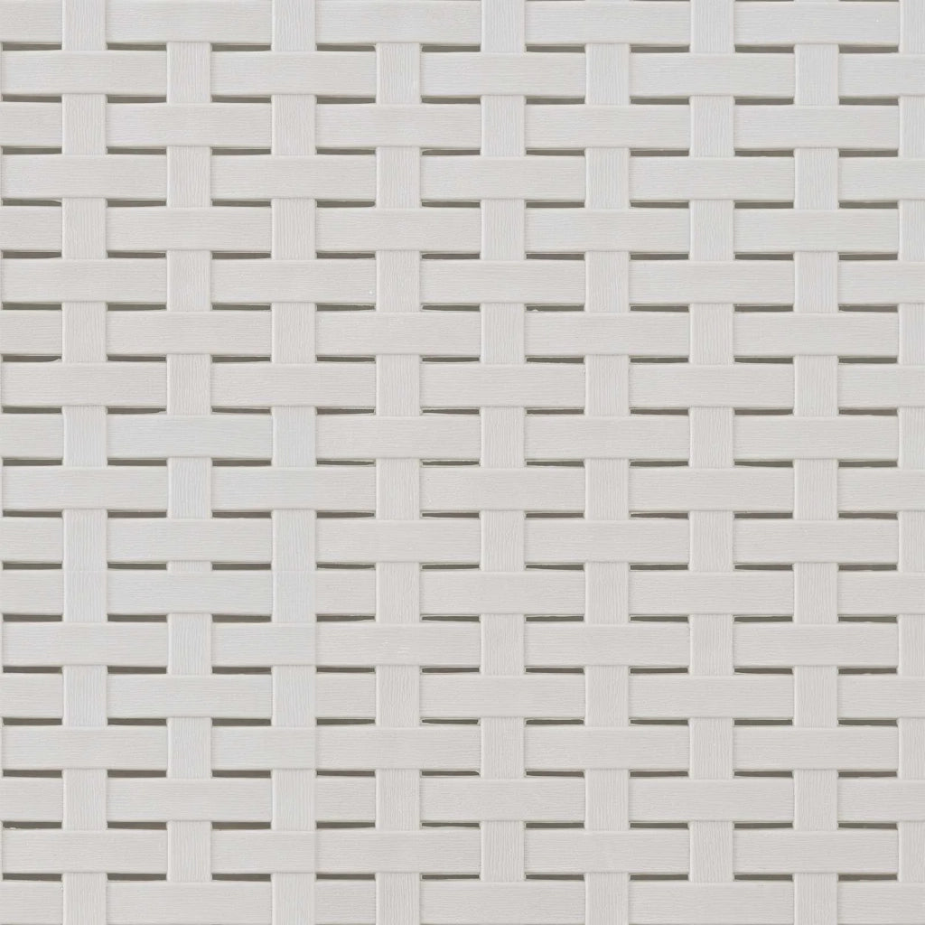 Divano da esterno-Divano da Giardino 3 posti con cuscini in look rattan PP Bianco 452475