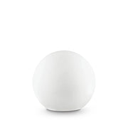 Piantana Moderna Sole Materie Plastiche Bianco 1 Luce E27 D40Cm