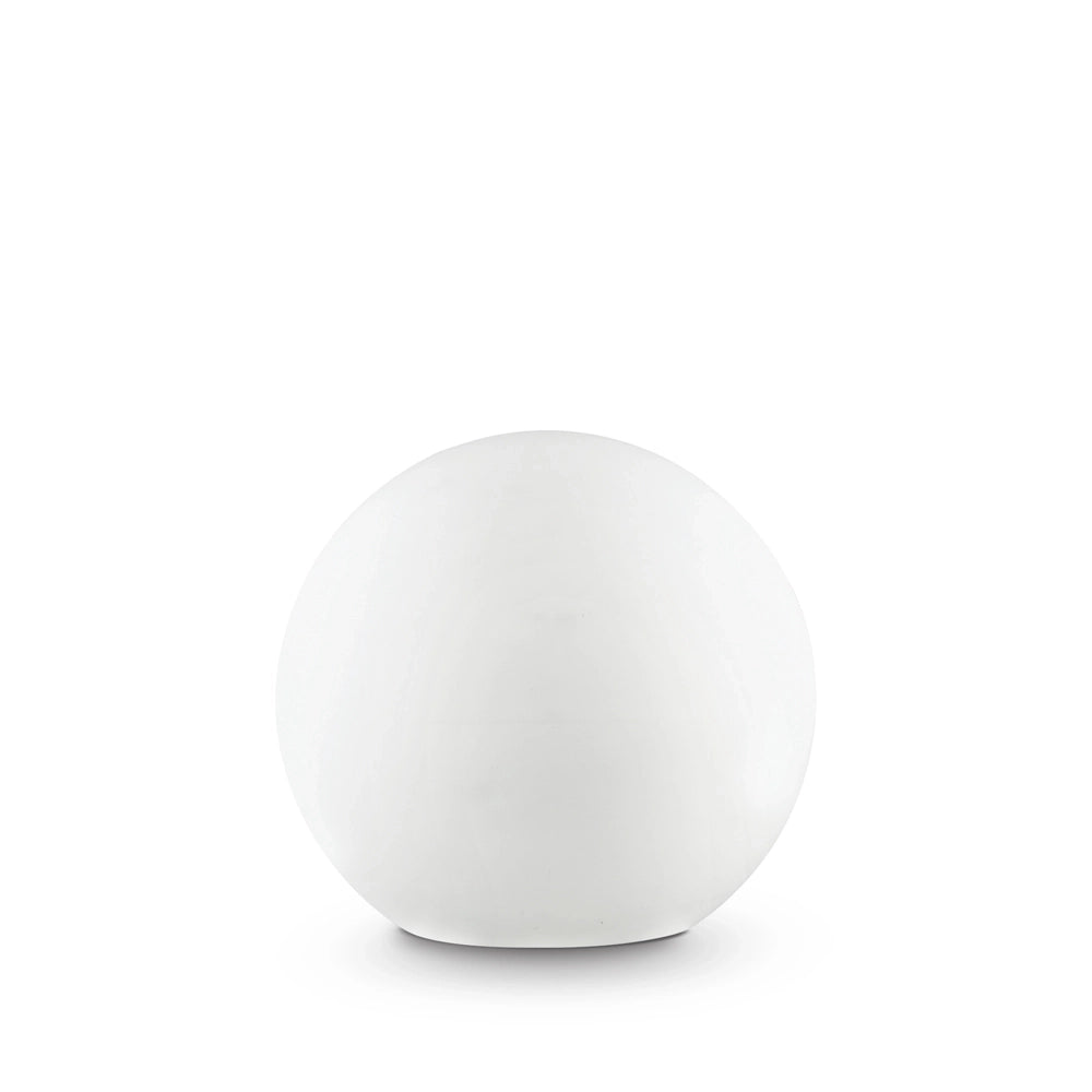 Piantana Moderna Sole Materie Plastiche Bianco 1 Luce E27 D40Cm
