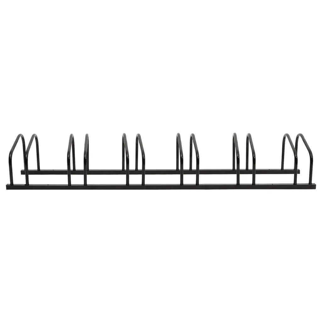 Portabici per 6 Biciclette Acciaio Nero 154426