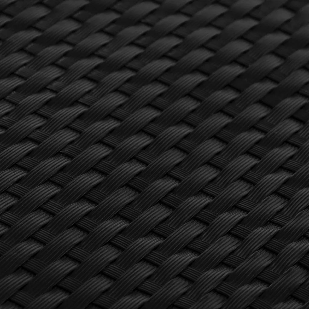 Schermi da Balcone 10 pz | Paravento Neri 255x19 cm in Polyrattan