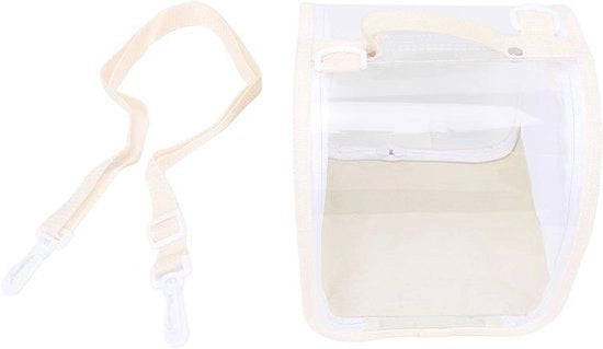 Osservatorio trasparente per insetti - terrario multifunzionale portatile pieghevole per habitat di farfalla, ragni, insetti - beige - piccolo habitat per insetti, osservatorio, contenitore, maniglia di trasporto - facile da osservare.