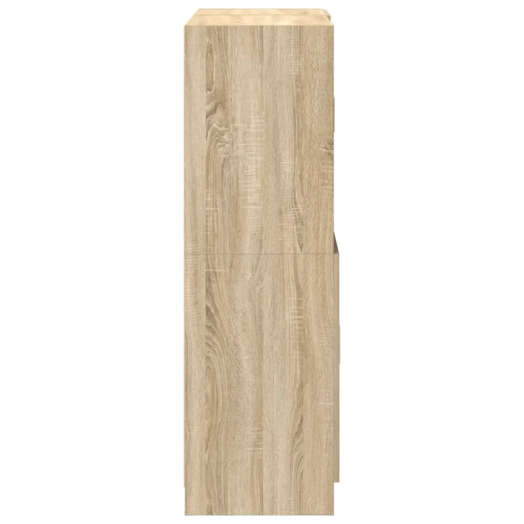 Set di Mobili da Cucina 2 pz-Armadietto Cucina Rovere Sonoma in Truciolato