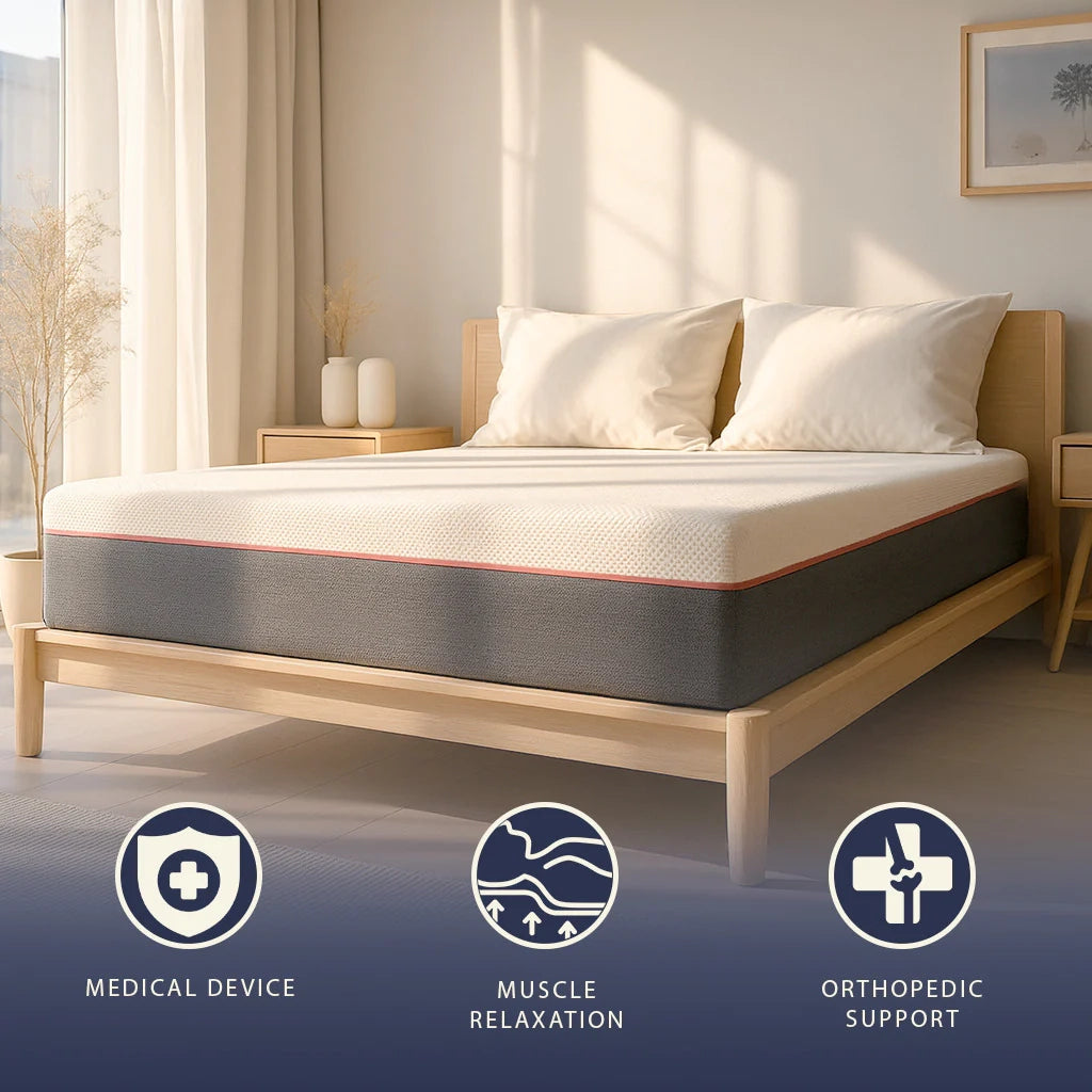 Materasso 120x200 Memory Breeze e Molle Insacchettate | Altezza 30 cm |  Sfoderabile, Anallergico e Traspirante | Made in Italy