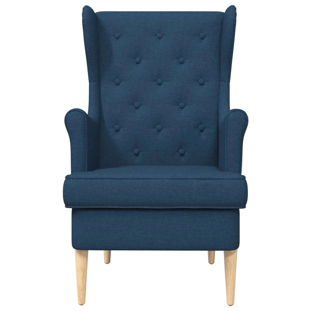 Poltrona-Divano Sedia Blu Tessuto 408452