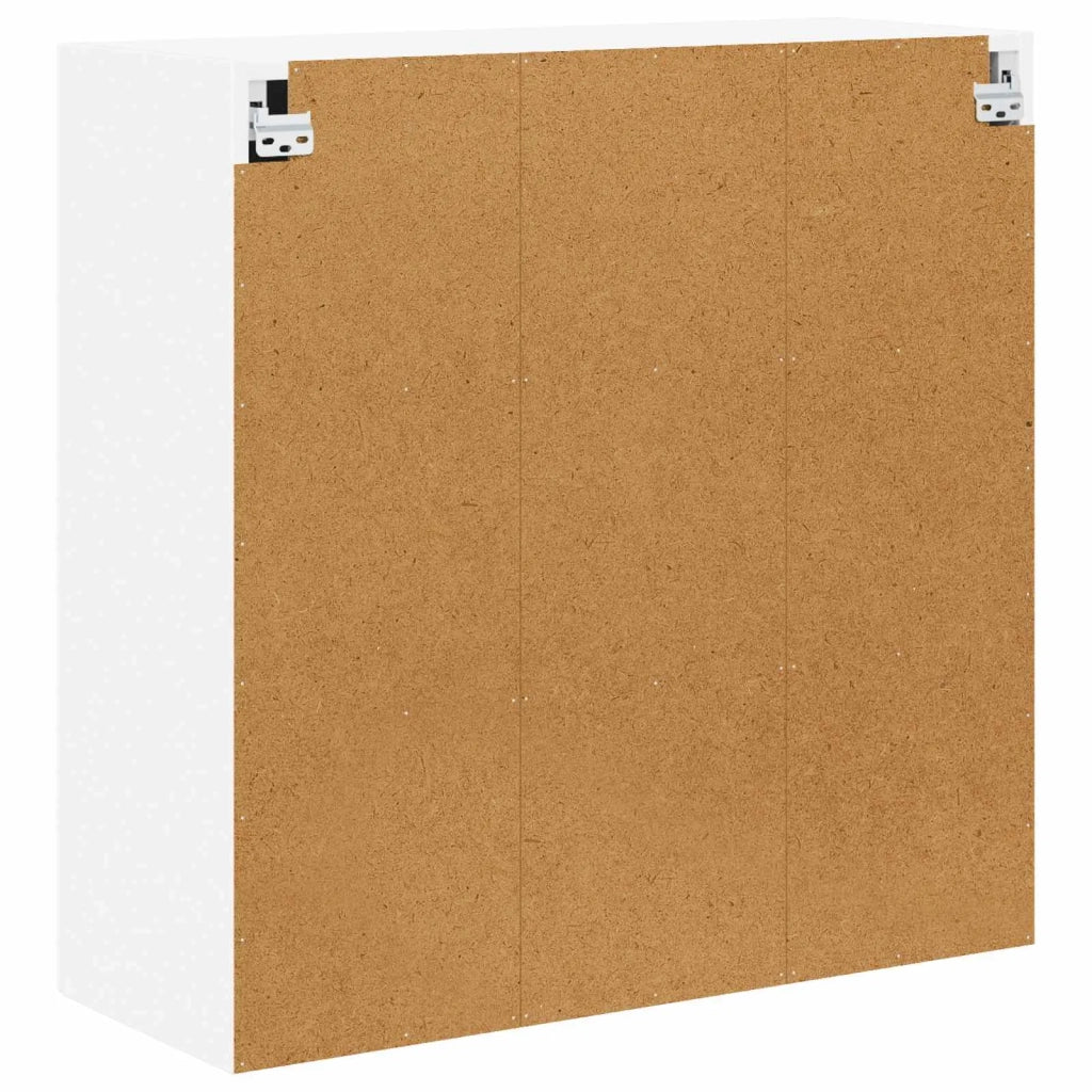 Mobile in vetro da parete LUCCA Bianco 80 x 31 x 80 cm 885065