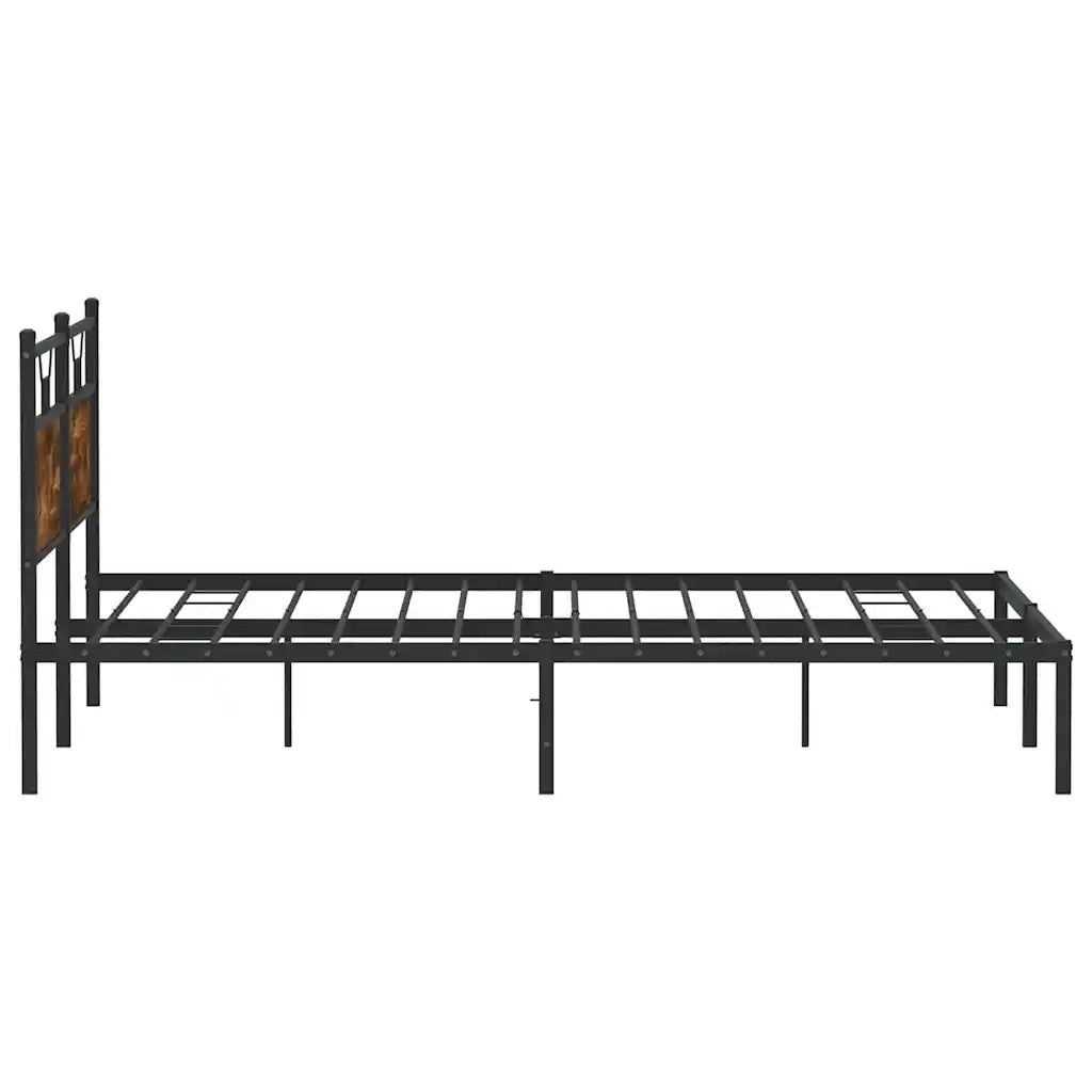 Giroletto senza Materasso Rovere Fumo 183x213 cm in Truciolato 4106748