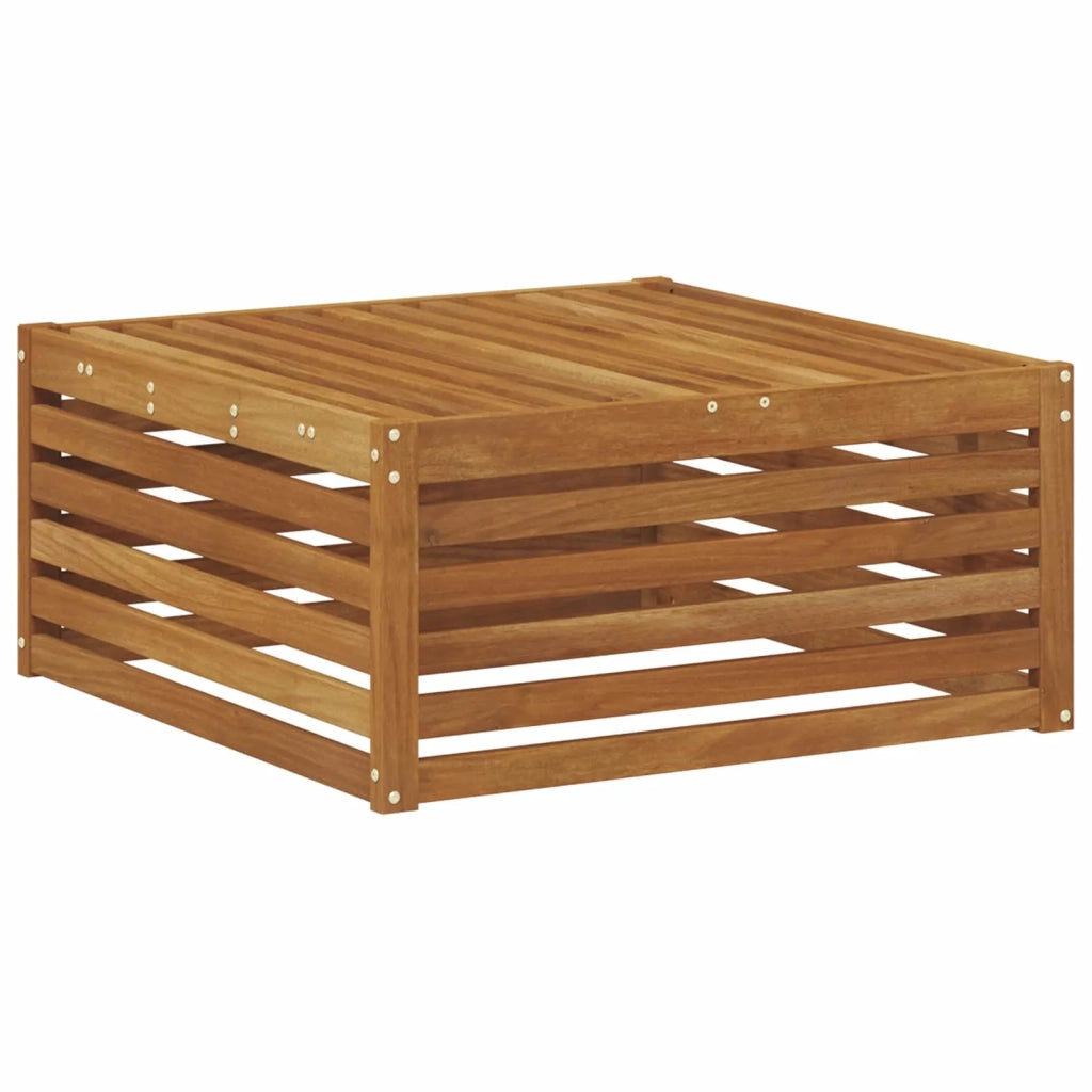Set di divani da esterno con cuscino 7 pcs Naturale e Beige 3373773
