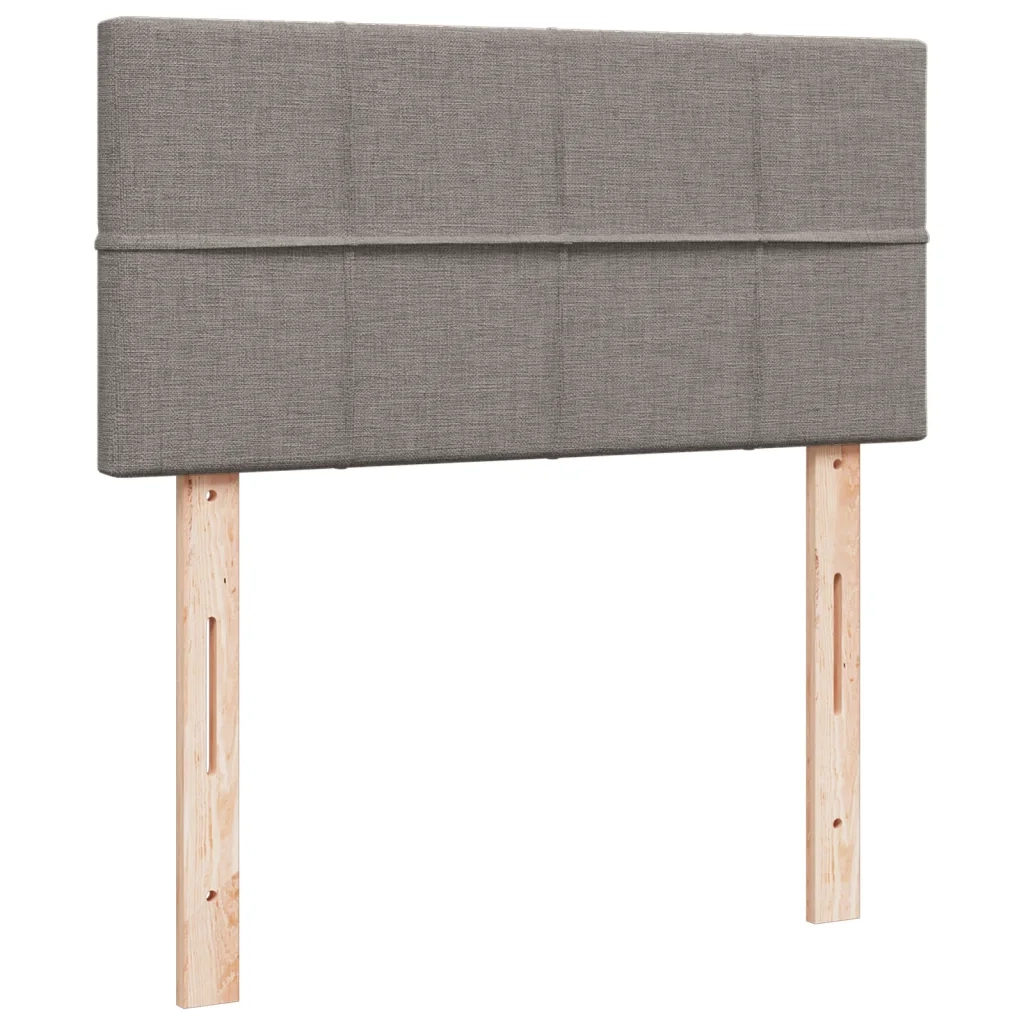 Giroletto a Molle con Materasso-Struttura Letto Tortora 80x200 cm inTessuto 980136