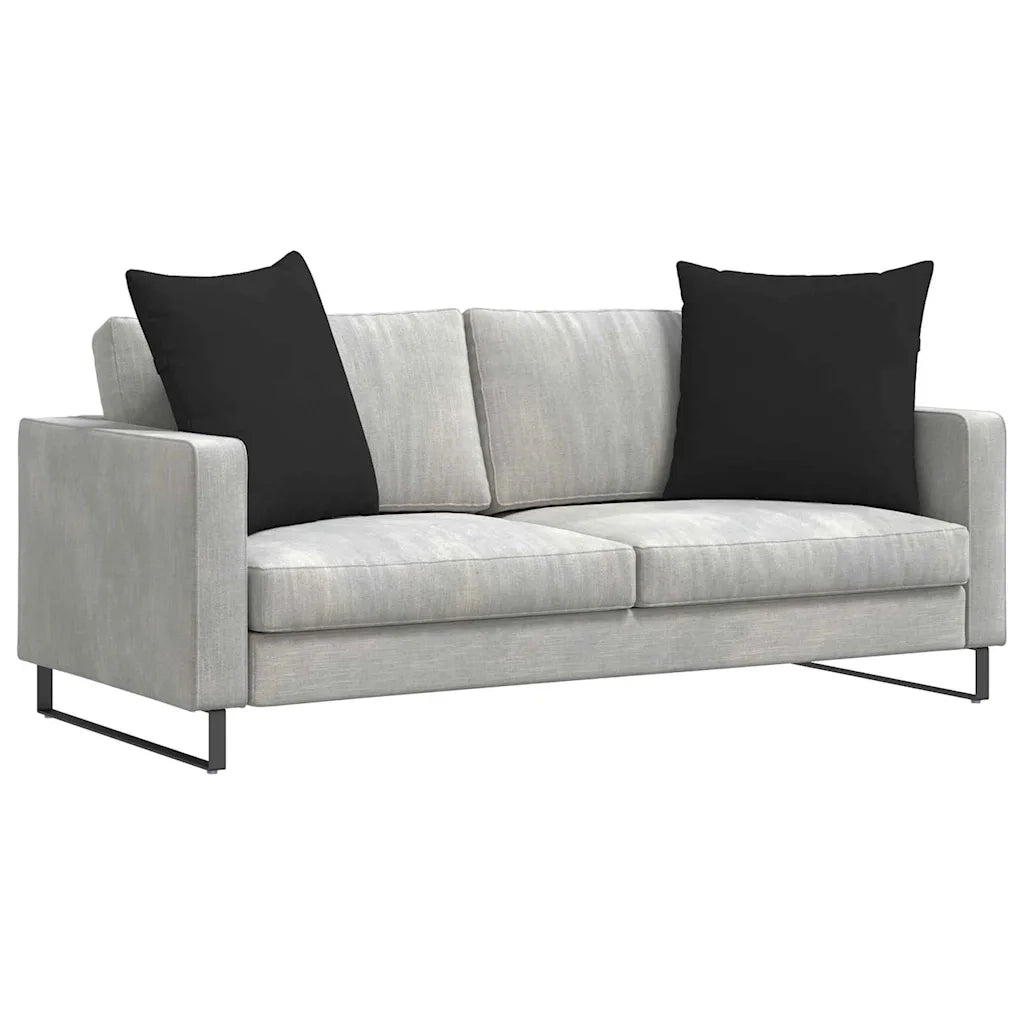 Cuscini da Divano 2 pcs Nero 60 x 60 cm Tessuto 42014029