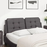 Cuscino Testiera Zadar Grigio 140 cm in Similpelle 374862