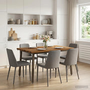 110 x 55 x 75 cm Legno di Acacia Massello Naturale e Caffè 937477