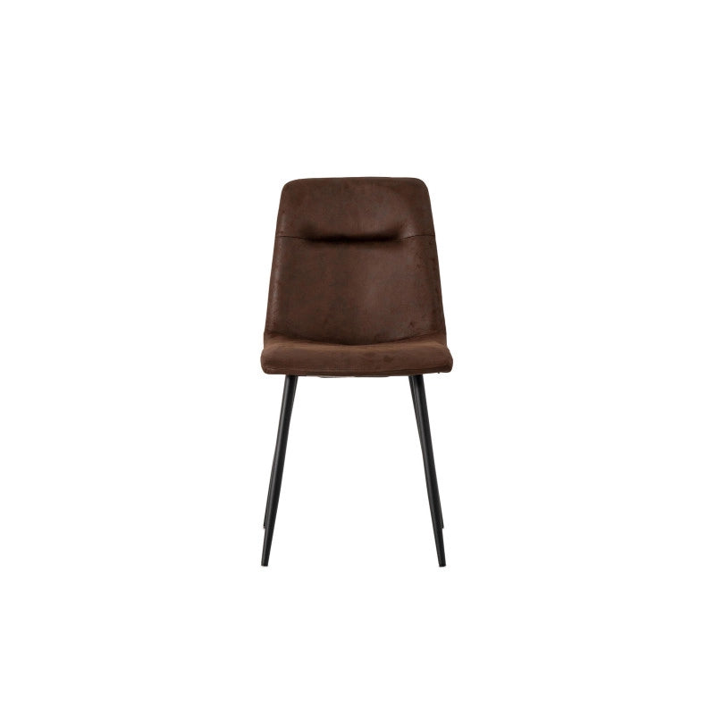 SEDIA IN SIMILPELLE Lea 48.5cm X 49cm H 88cm Stones