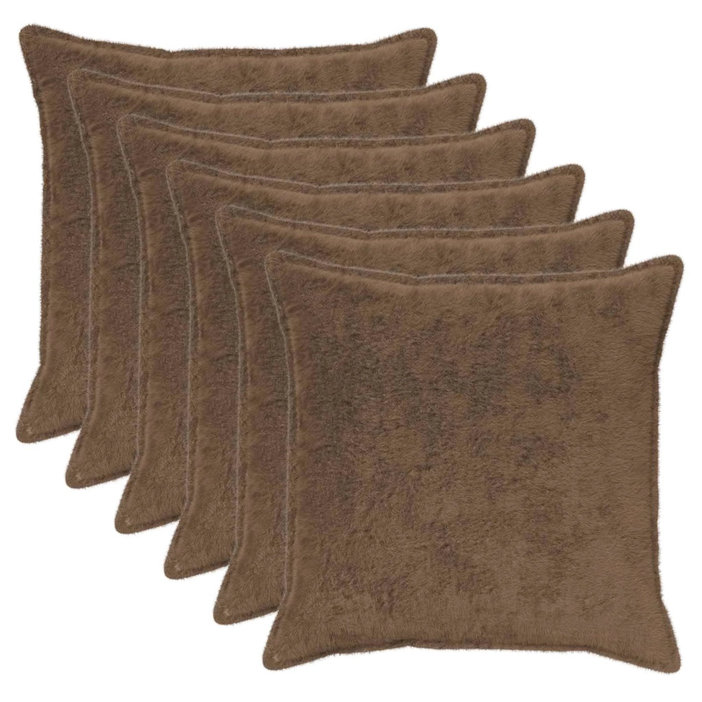 Federa 6 pz HOUTEN Marrone Chiaro 65 x 65 cm 921216