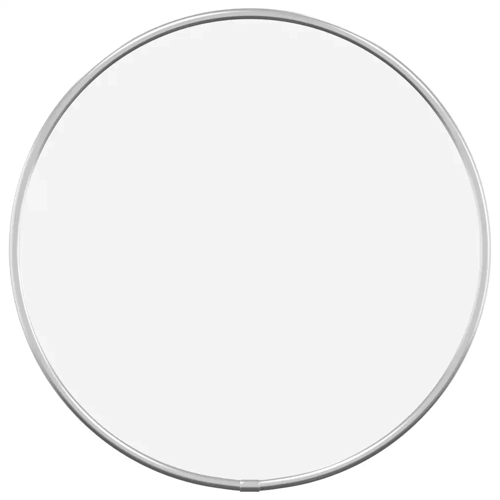 Specchio da Parete Argento Ø 30 cm Rotondo 348174