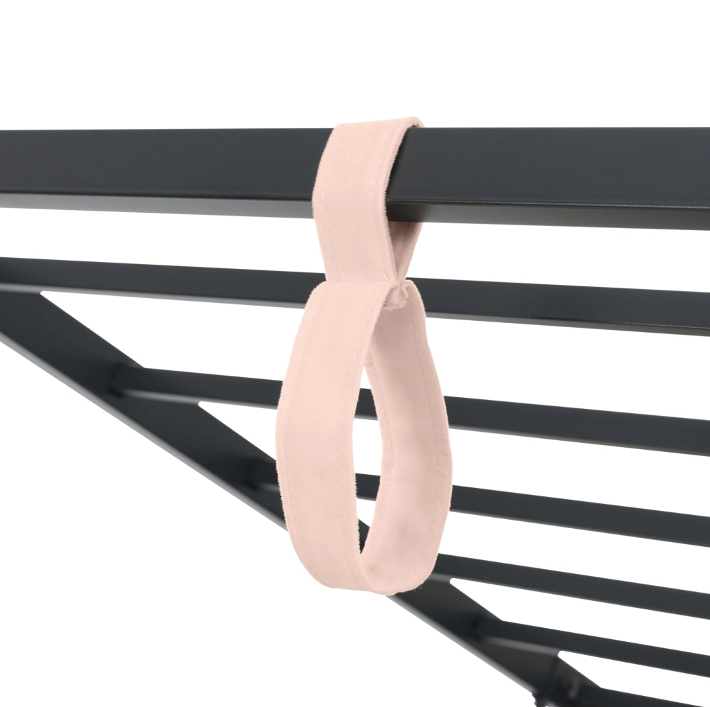 Letto da giorno 90x190 cm con contenitore idraulico in velluto rosa