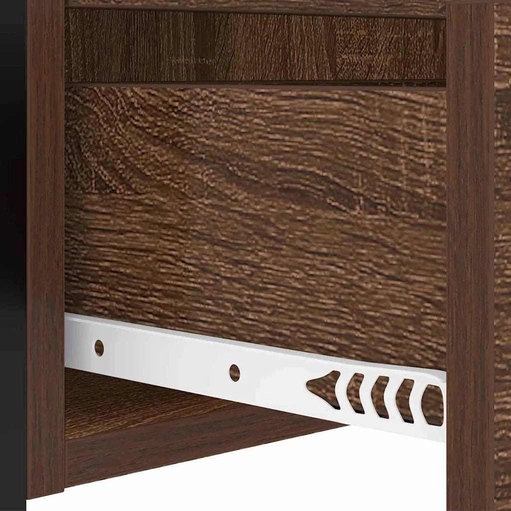 Armadio da Notte 2 pcs Rovere Marrone 40 x 31 x 60 cm 859469