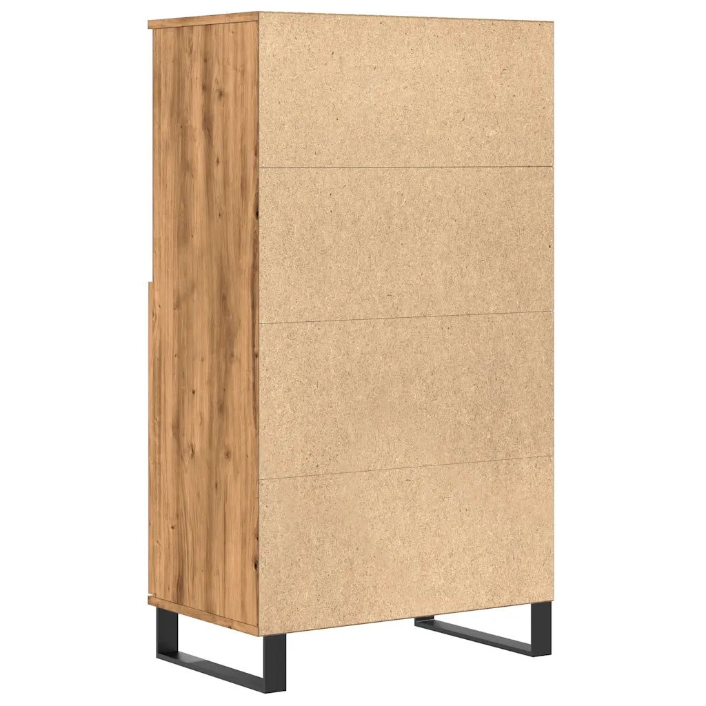 Credenza-Buffet-Armadio da cucina Rovere Artigianale 60x36x110 cm in Legno Multistrato 939566
